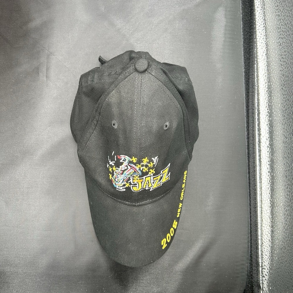 Jazz New Orleans‎ Hat 2008 Black Baseball Cap Hat Sun Products Adult Adjustable - Picture 8 of 8